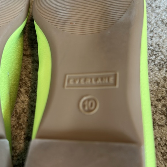 Everlane Italian Leather Day Glove Neon Green 10 - Picture 7 of 7